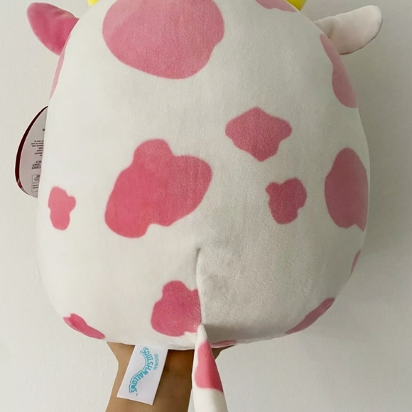 11" Squishmallow Evangelica pink Cow Valentine's Day KellyToys soft plush gift - Picture 2 of 3